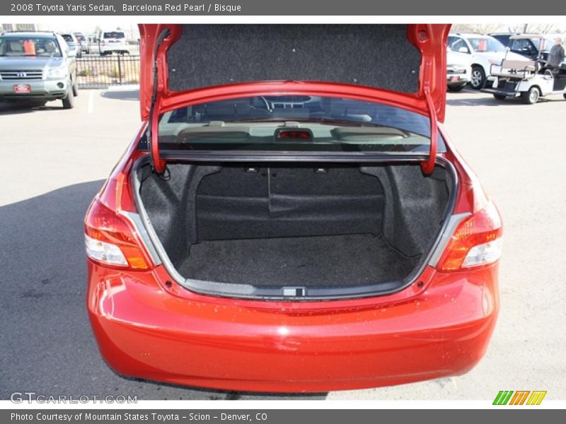 Barcelona Red Pearl / Bisque 2008 Toyota Yaris Sedan