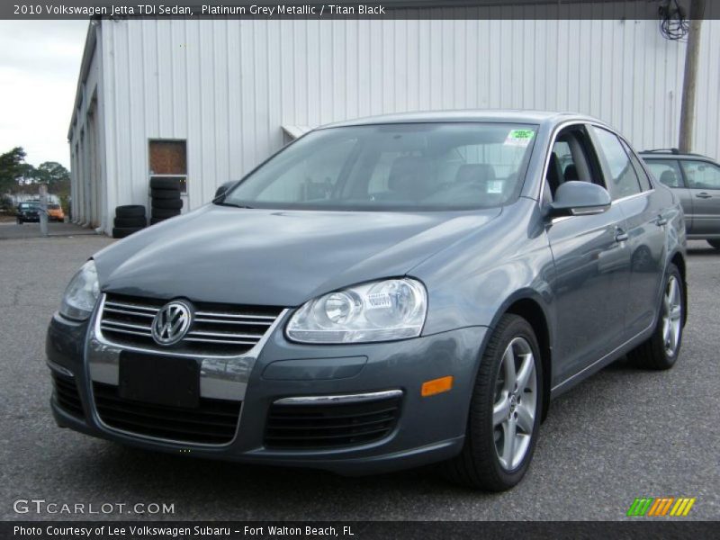Platinum Grey Metallic / Titan Black 2010 Volkswagen Jetta TDI Sedan