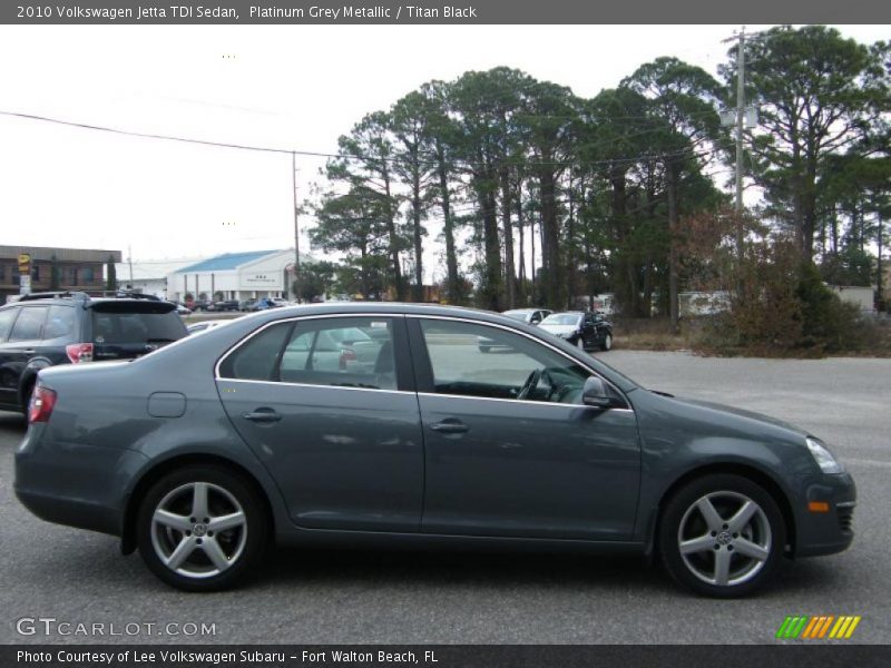 Platinum Grey Metallic / Titan Black 2010 Volkswagen Jetta TDI Sedan