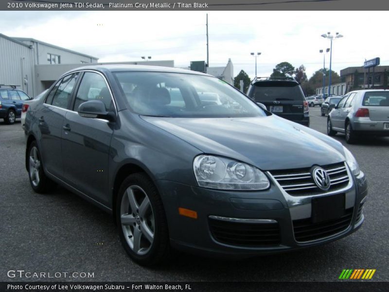 Platinum Grey Metallic / Titan Black 2010 Volkswagen Jetta TDI Sedan