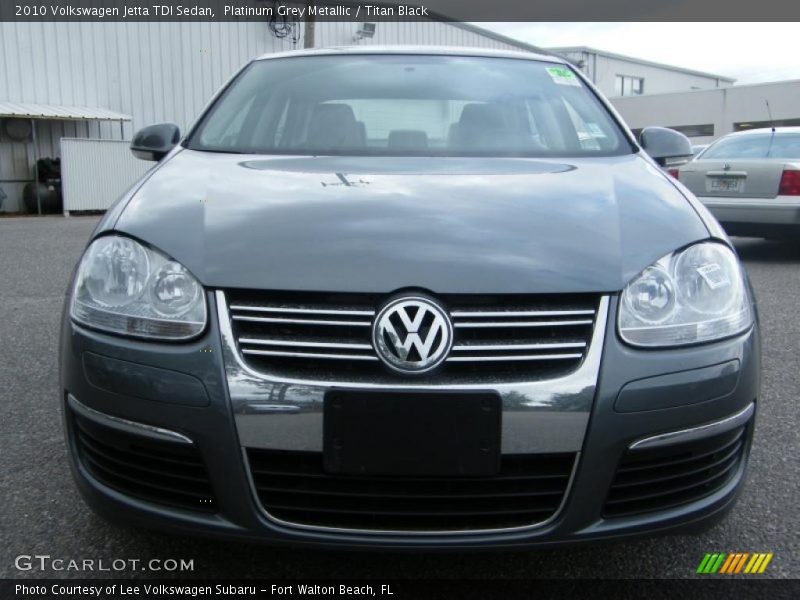 Platinum Grey Metallic / Titan Black 2010 Volkswagen Jetta TDI Sedan