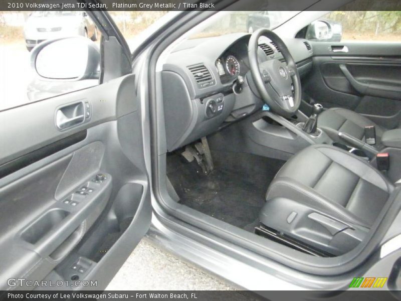 Platinum Grey Metallic / Titan Black 2010 Volkswagen Jetta TDI Sedan