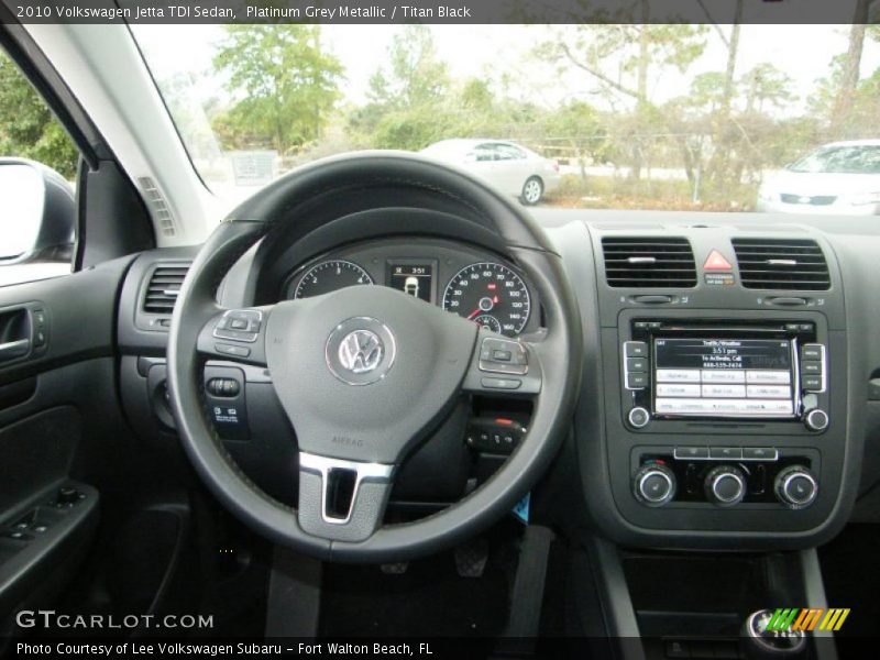 Platinum Grey Metallic / Titan Black 2010 Volkswagen Jetta TDI Sedan
