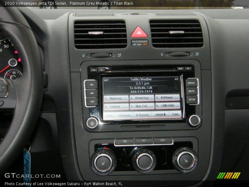 Platinum Grey Metallic / Titan Black 2010 Volkswagen Jetta TDI Sedan