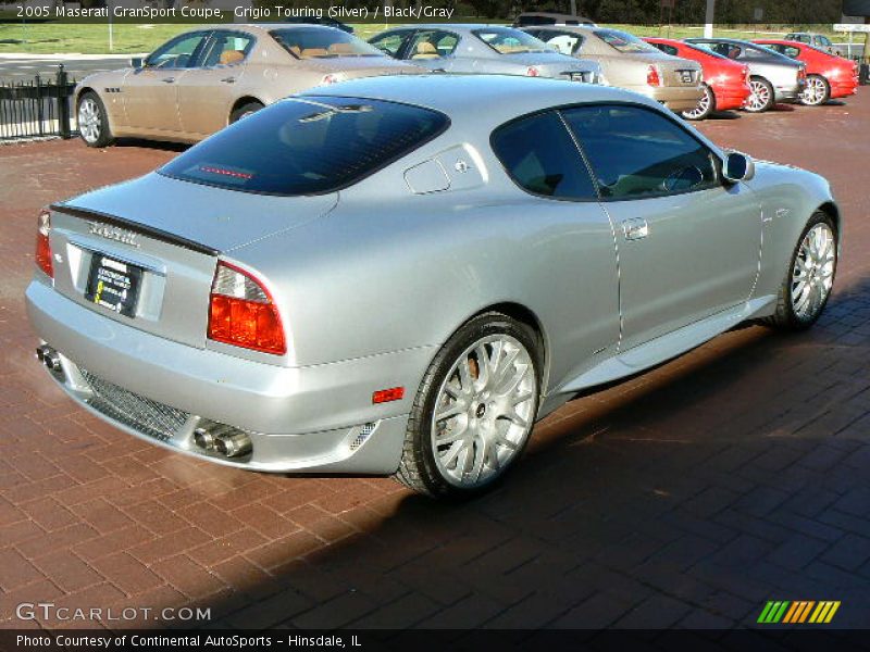 Grigio Touring (Silver) / Black/Gray 2005 Maserati GranSport Coupe