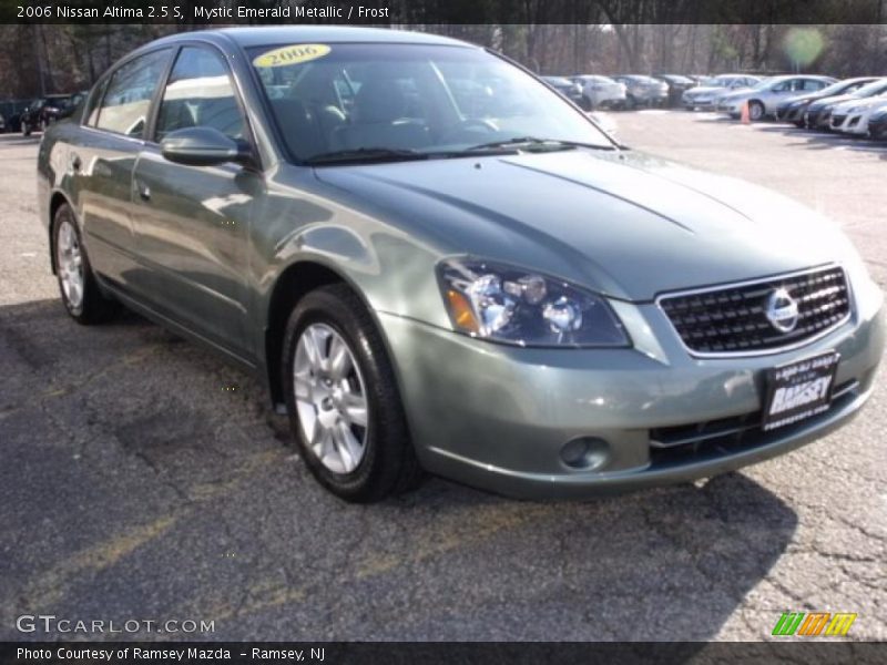 Mystic Emerald Metallic / Frost 2006 Nissan Altima 2.5 S