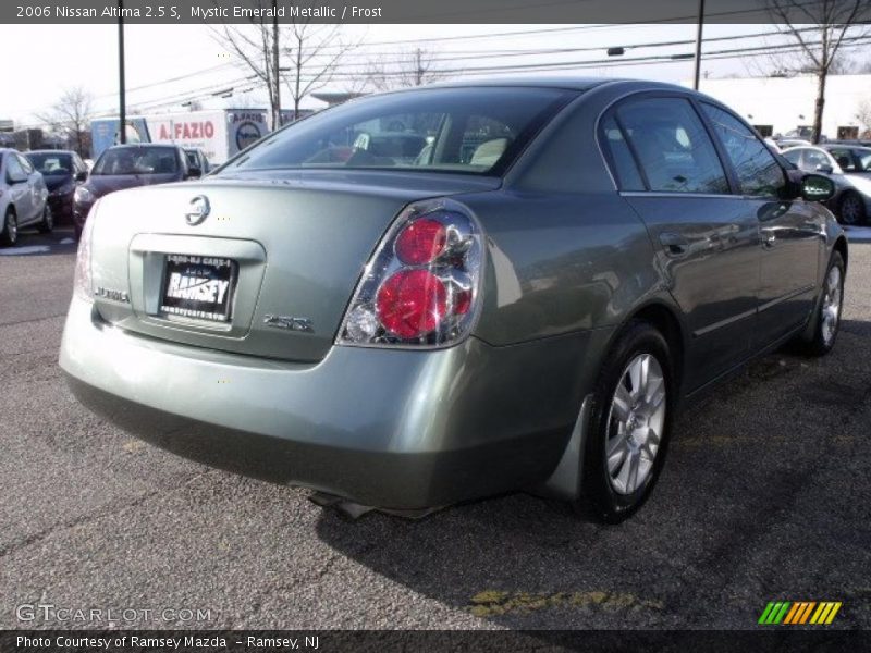 Mystic Emerald Metallic / Frost 2006 Nissan Altima 2.5 S