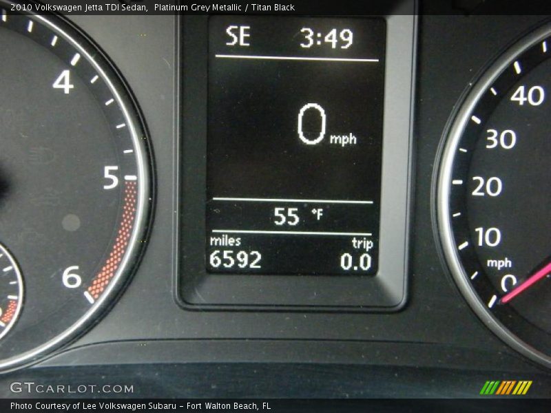 Platinum Grey Metallic / Titan Black 2010 Volkswagen Jetta TDI Sedan