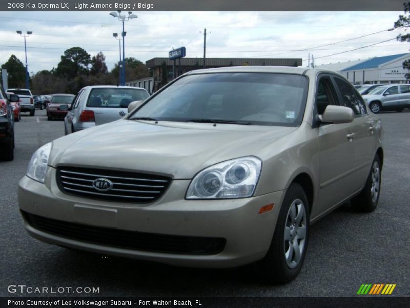Light Almond Beige / Beige 2008 Kia Optima LX