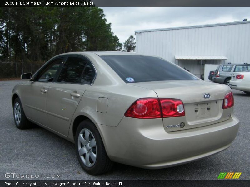 Light Almond Beige / Beige 2008 Kia Optima LX