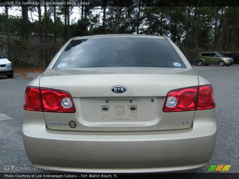 Light Almond Beige / Beige 2008 Kia Optima LX