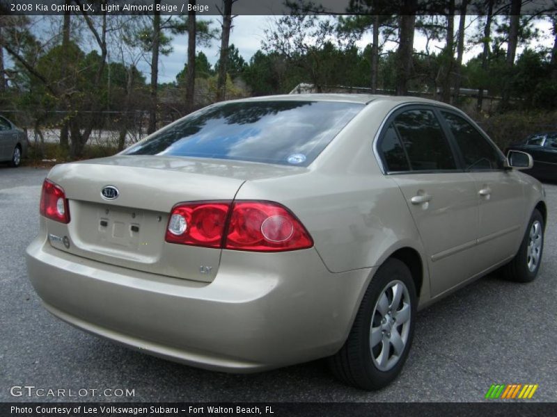 Light Almond Beige / Beige 2008 Kia Optima LX