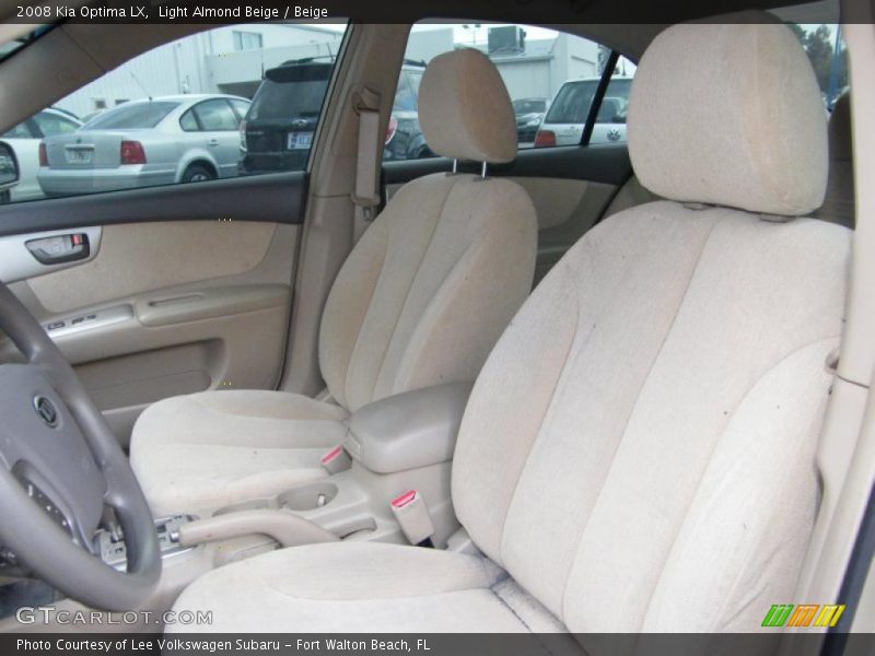 Light Almond Beige / Beige 2008 Kia Optima LX