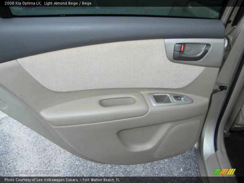 Light Almond Beige / Beige 2008 Kia Optima LX