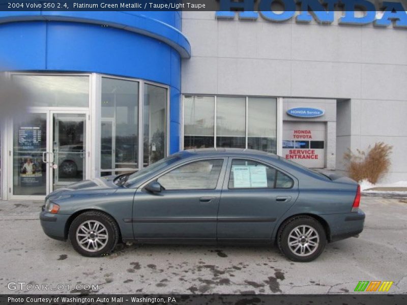 Platinum Green Metallic / Taupe/Light Taupe 2004 Volvo S60 2.4