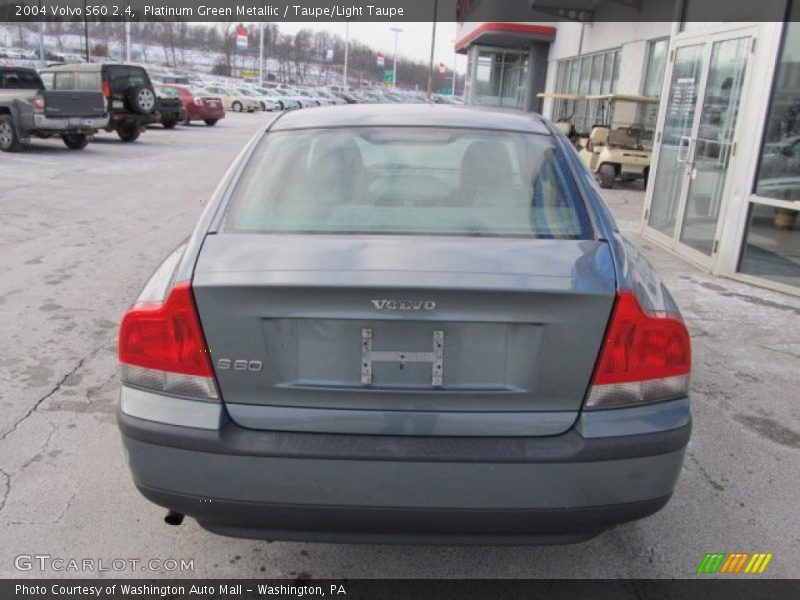 Platinum Green Metallic / Taupe/Light Taupe 2004 Volvo S60 2.4