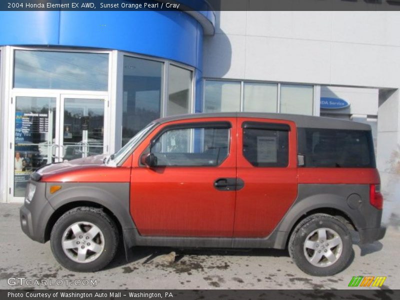  2004 Element EX AWD Sunset Orange Pearl