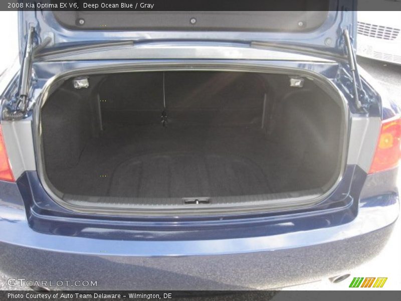 Deep Ocean Blue / Gray 2008 Kia Optima EX V6