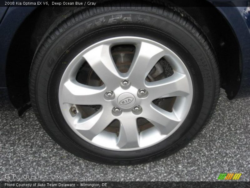 Deep Ocean Blue / Gray 2008 Kia Optima EX V6