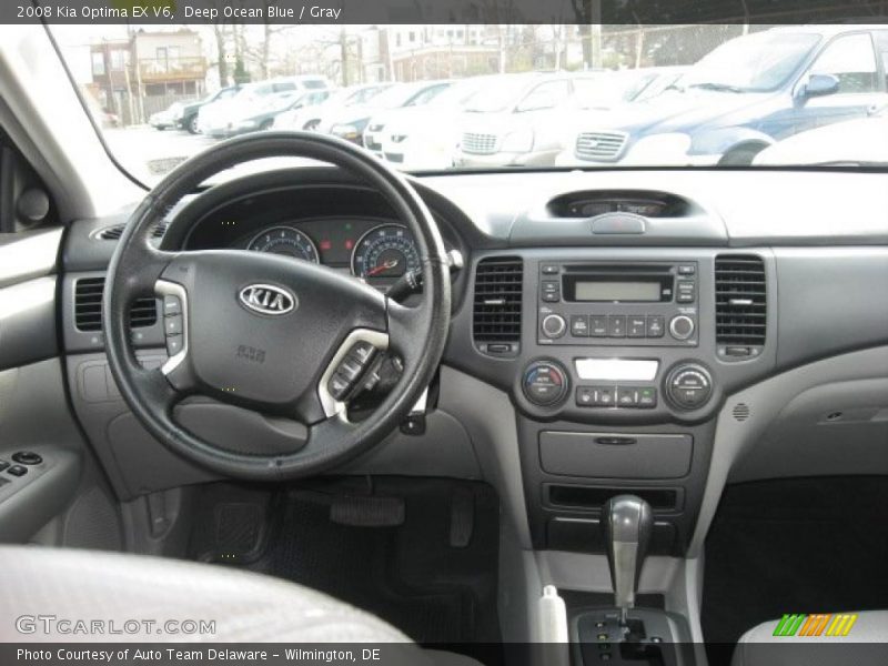 Deep Ocean Blue / Gray 2008 Kia Optima EX V6