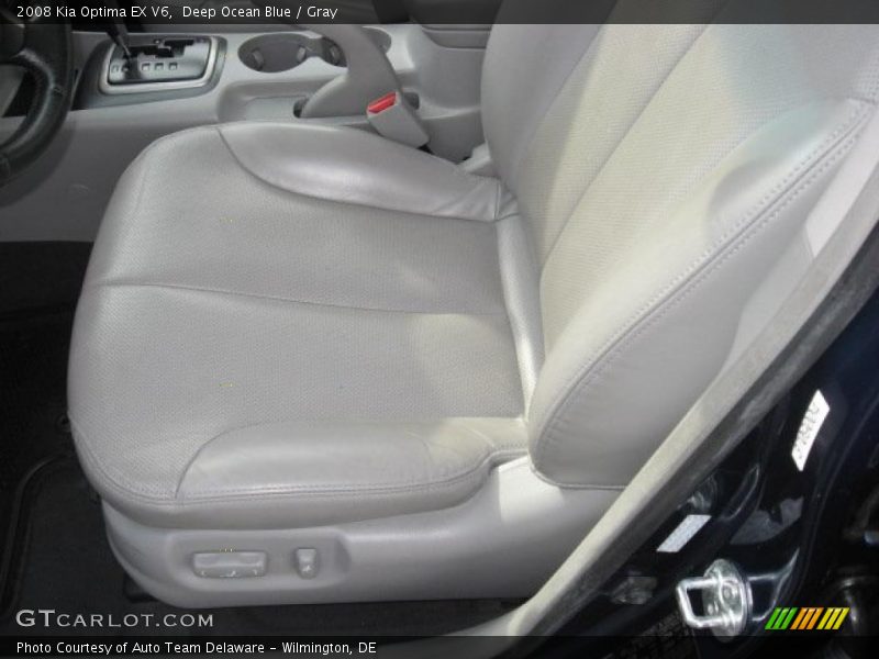 Deep Ocean Blue / Gray 2008 Kia Optima EX V6