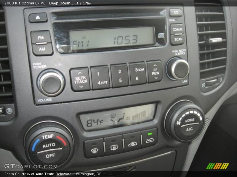 Deep Ocean Blue / Gray 2008 Kia Optima EX V6