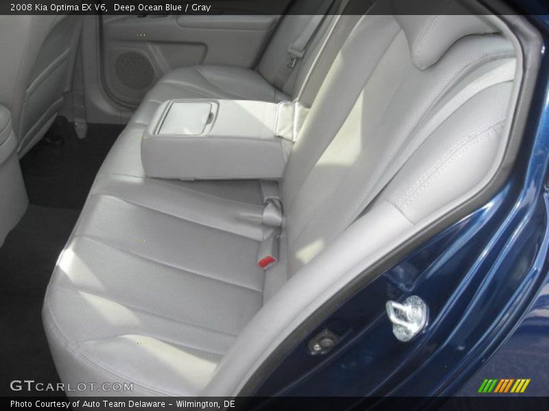 Deep Ocean Blue / Gray 2008 Kia Optima EX V6