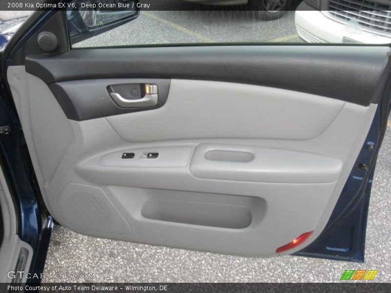 Deep Ocean Blue / Gray 2008 Kia Optima EX V6
