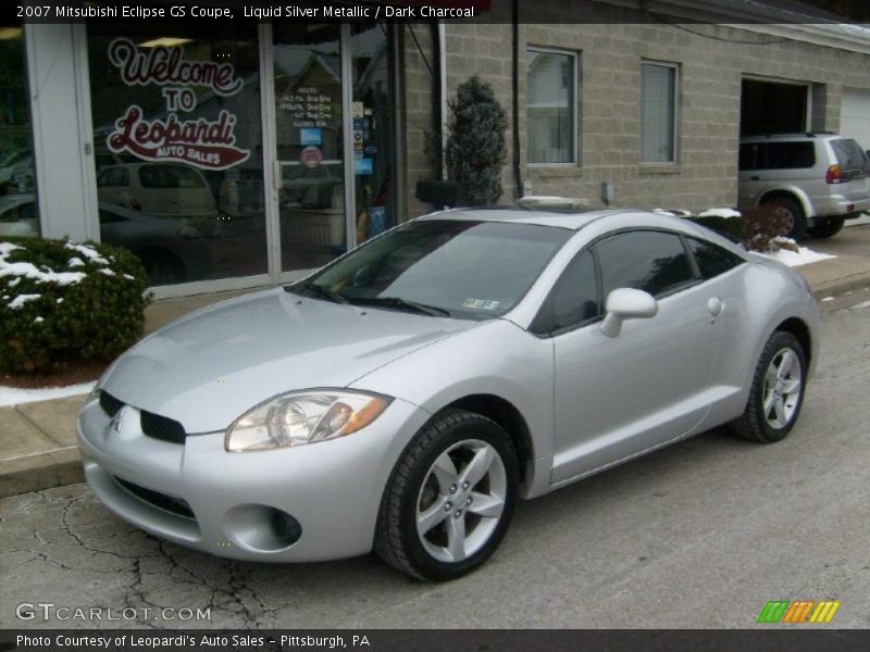 Liquid Silver Metallic / Dark Charcoal 2007 Mitsubishi Eclipse GS Coupe