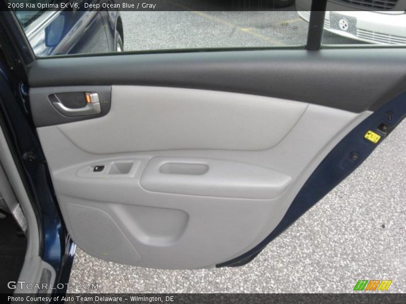 Deep Ocean Blue / Gray 2008 Kia Optima EX V6