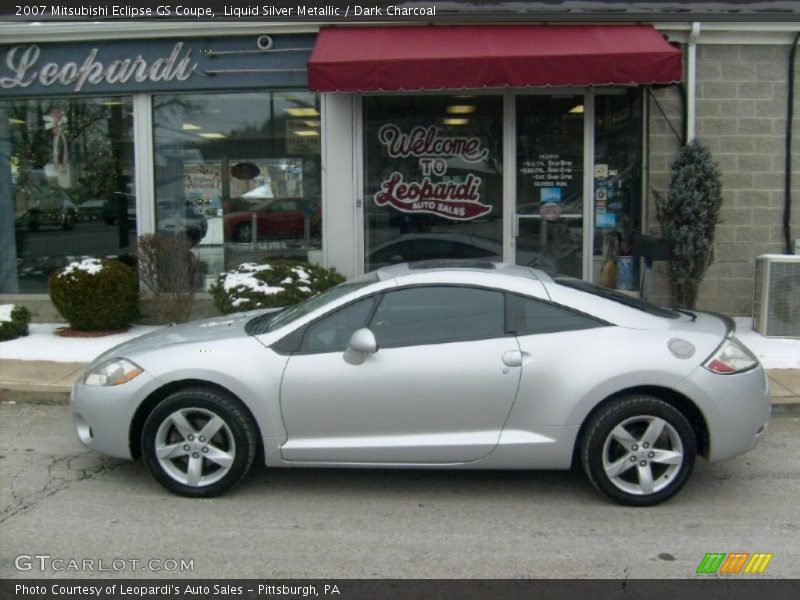 Liquid Silver Metallic / Dark Charcoal 2007 Mitsubishi Eclipse GS Coupe