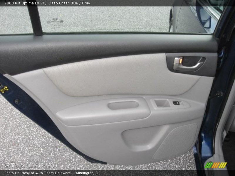 Deep Ocean Blue / Gray 2008 Kia Optima EX V6