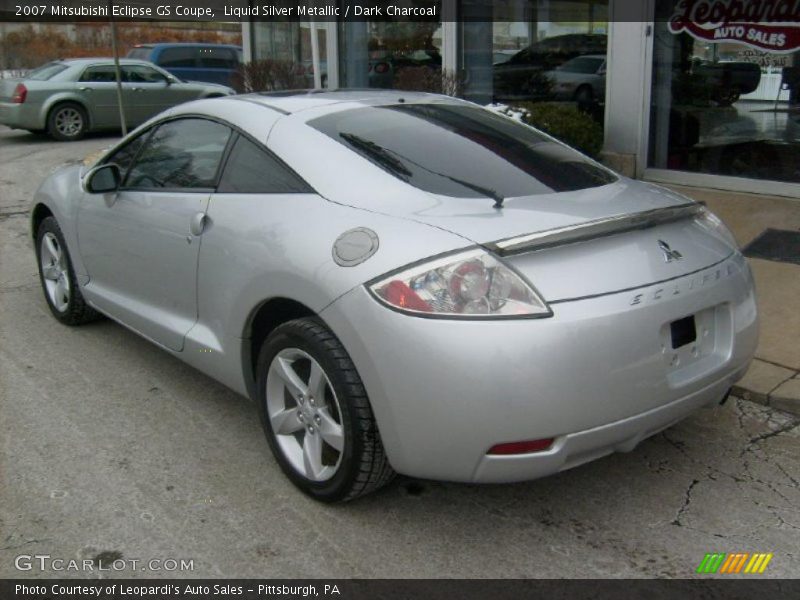 Liquid Silver Metallic / Dark Charcoal 2007 Mitsubishi Eclipse GS Coupe
