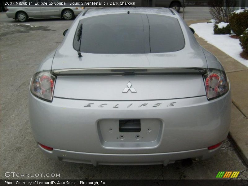 Liquid Silver Metallic / Dark Charcoal 2007 Mitsubishi Eclipse GS Coupe