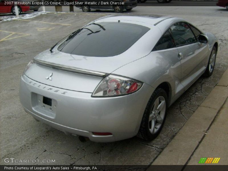 Liquid Silver Metallic / Dark Charcoal 2007 Mitsubishi Eclipse GS Coupe