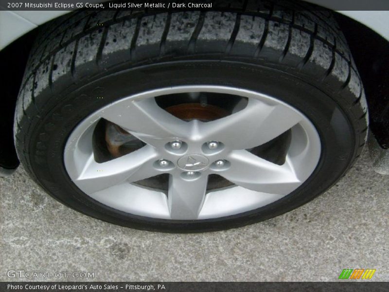 Liquid Silver Metallic / Dark Charcoal 2007 Mitsubishi Eclipse GS Coupe