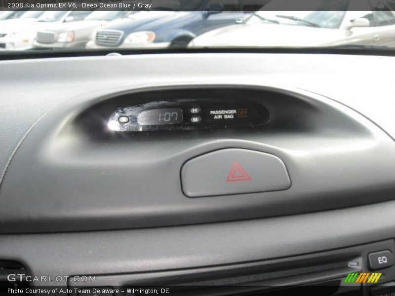 Deep Ocean Blue / Gray 2008 Kia Optima EX V6