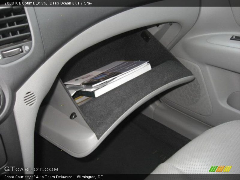Deep Ocean Blue / Gray 2008 Kia Optima EX V6