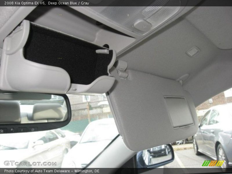 Deep Ocean Blue / Gray 2008 Kia Optima EX V6