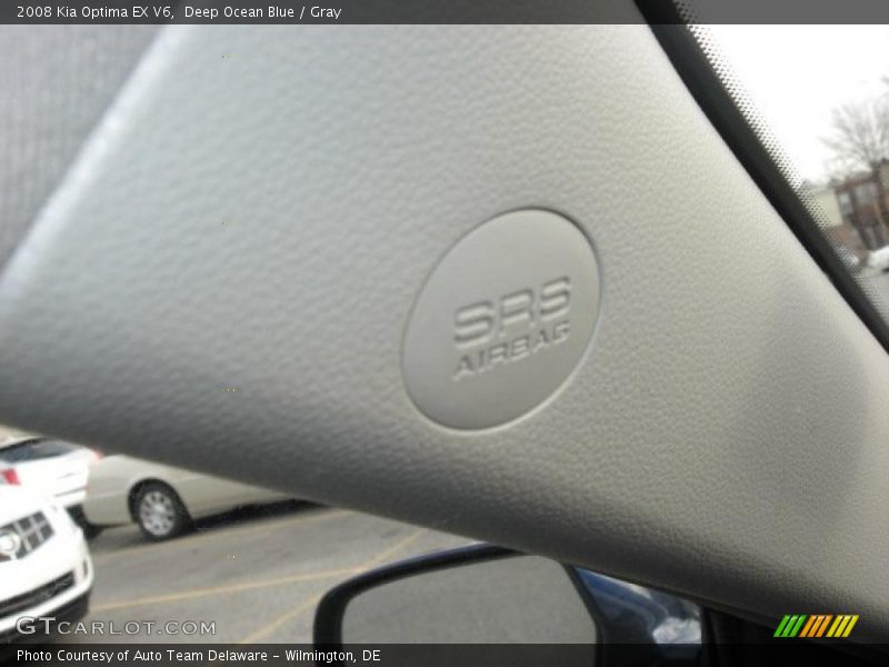 Deep Ocean Blue / Gray 2008 Kia Optima EX V6
