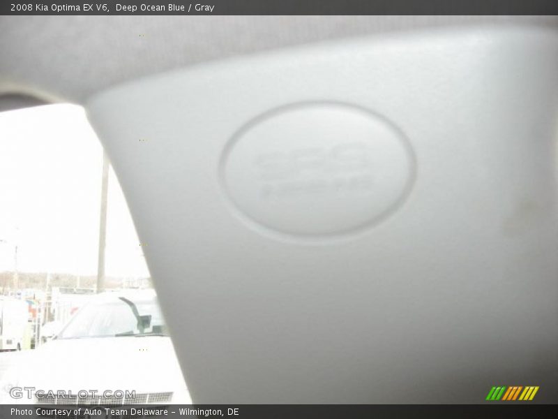 Deep Ocean Blue / Gray 2008 Kia Optima EX V6