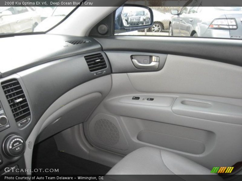 Deep Ocean Blue / Gray 2008 Kia Optima EX V6