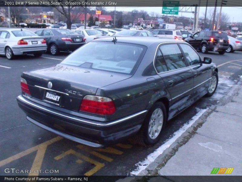 Orinocco Grey Metallic / Grey 2001 BMW 7 Series 740iL Sedan