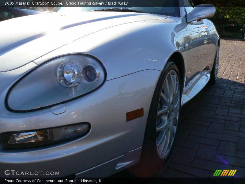 Grigio Touring (Silver) / Black/Gray 2005 Maserati GranSport Coupe
