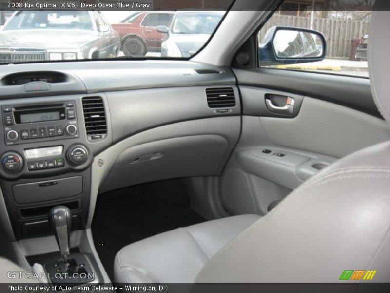 Deep Ocean Blue / Gray 2008 Kia Optima EX V6
