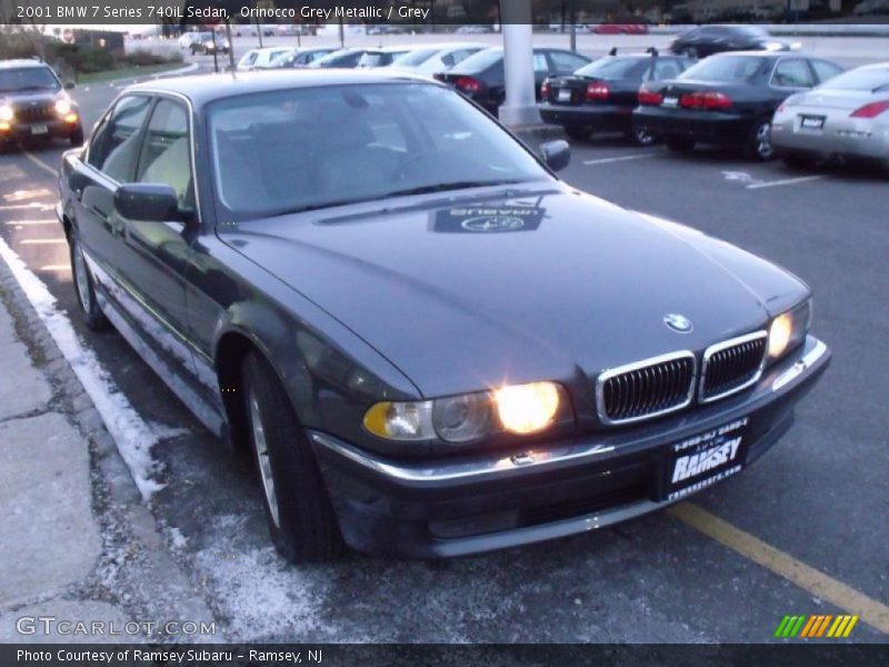 Orinocco Grey Metallic / Grey 2001 BMW 7 Series 740iL Sedan