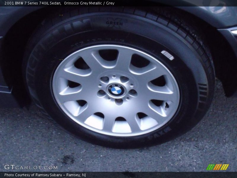 Orinocco Grey Metallic / Grey 2001 BMW 7 Series 740iL Sedan