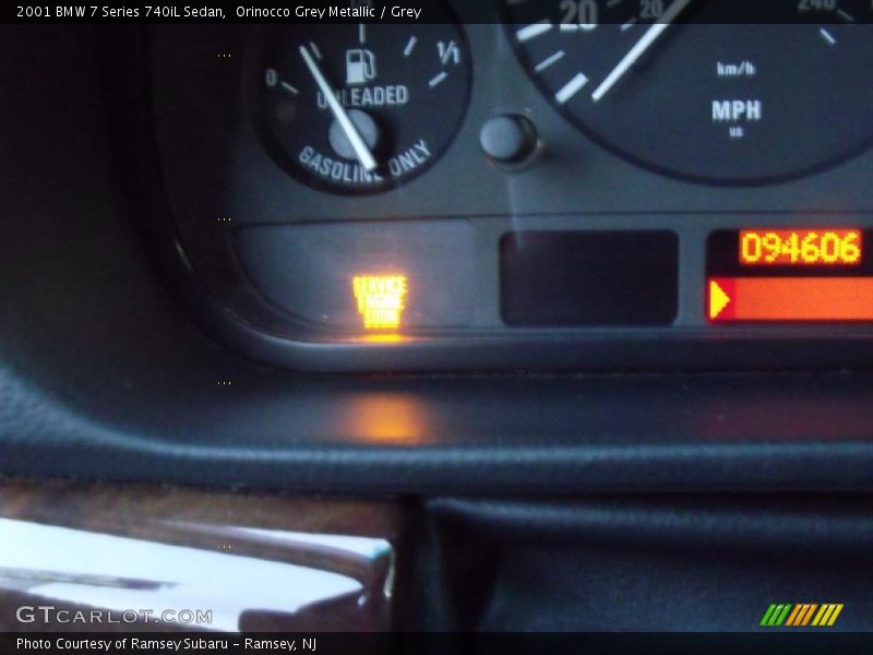 Orinocco Grey Metallic / Grey 2001 BMW 7 Series 740iL Sedan