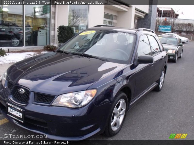 Regal Blue Pearl / Anthracite Black 2006 Subaru Impreza 2.5i Wagon