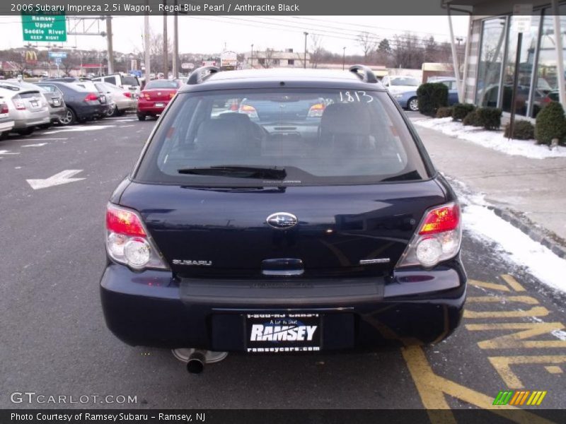 Regal Blue Pearl / Anthracite Black 2006 Subaru Impreza 2.5i Wagon